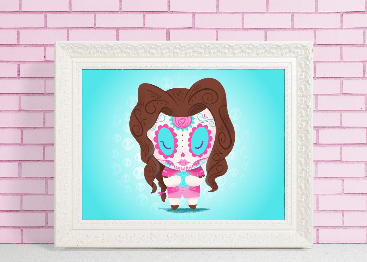 Aeris - Aerith | Sugar Skull Art Print