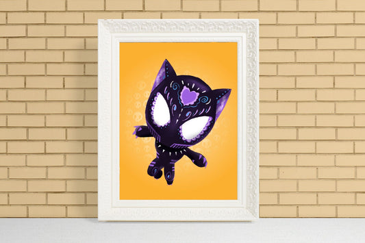 Black Panther | Sugar Skull Art Print