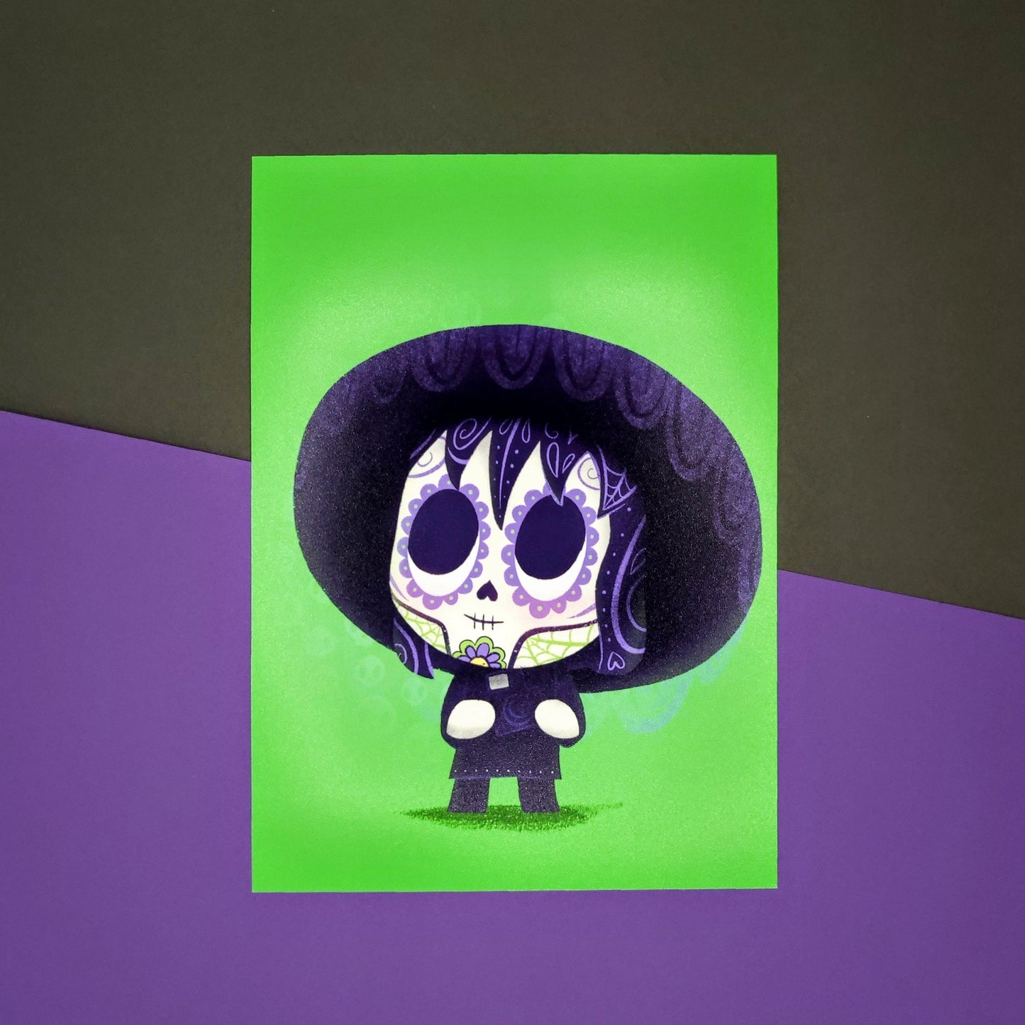 lydia deetz beetlejuice sugar skull inspired print gift