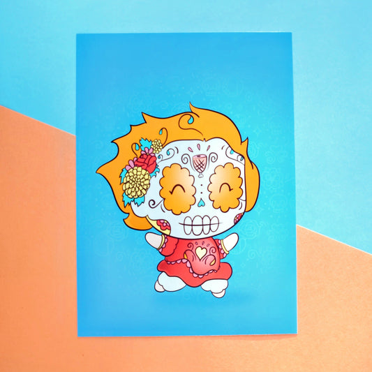 pony miyazaki sugar skull inspired print gift