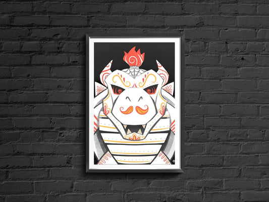 Bowser | Sugar Skull Art Print