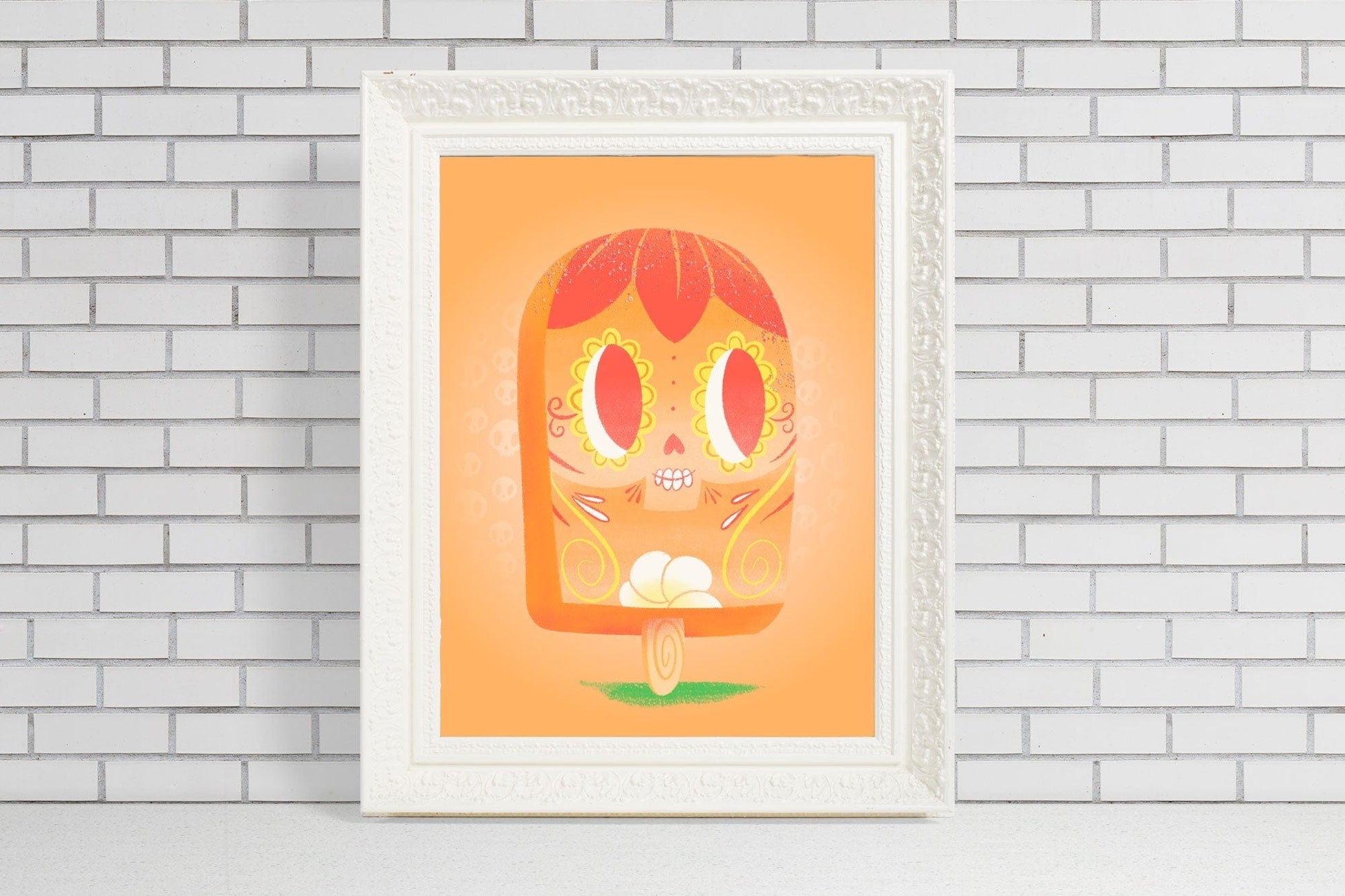 mango paleta dia de los muertos print