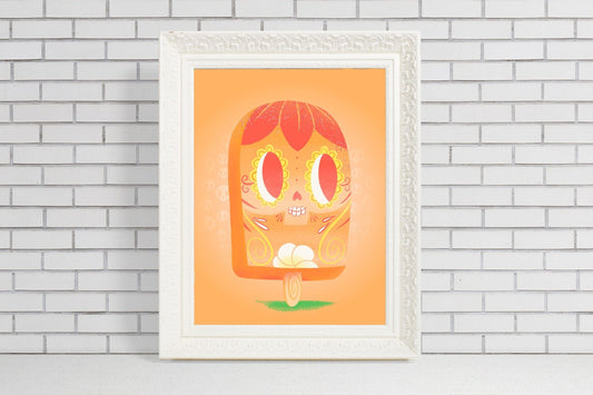 mango paleta dia de los muertos print