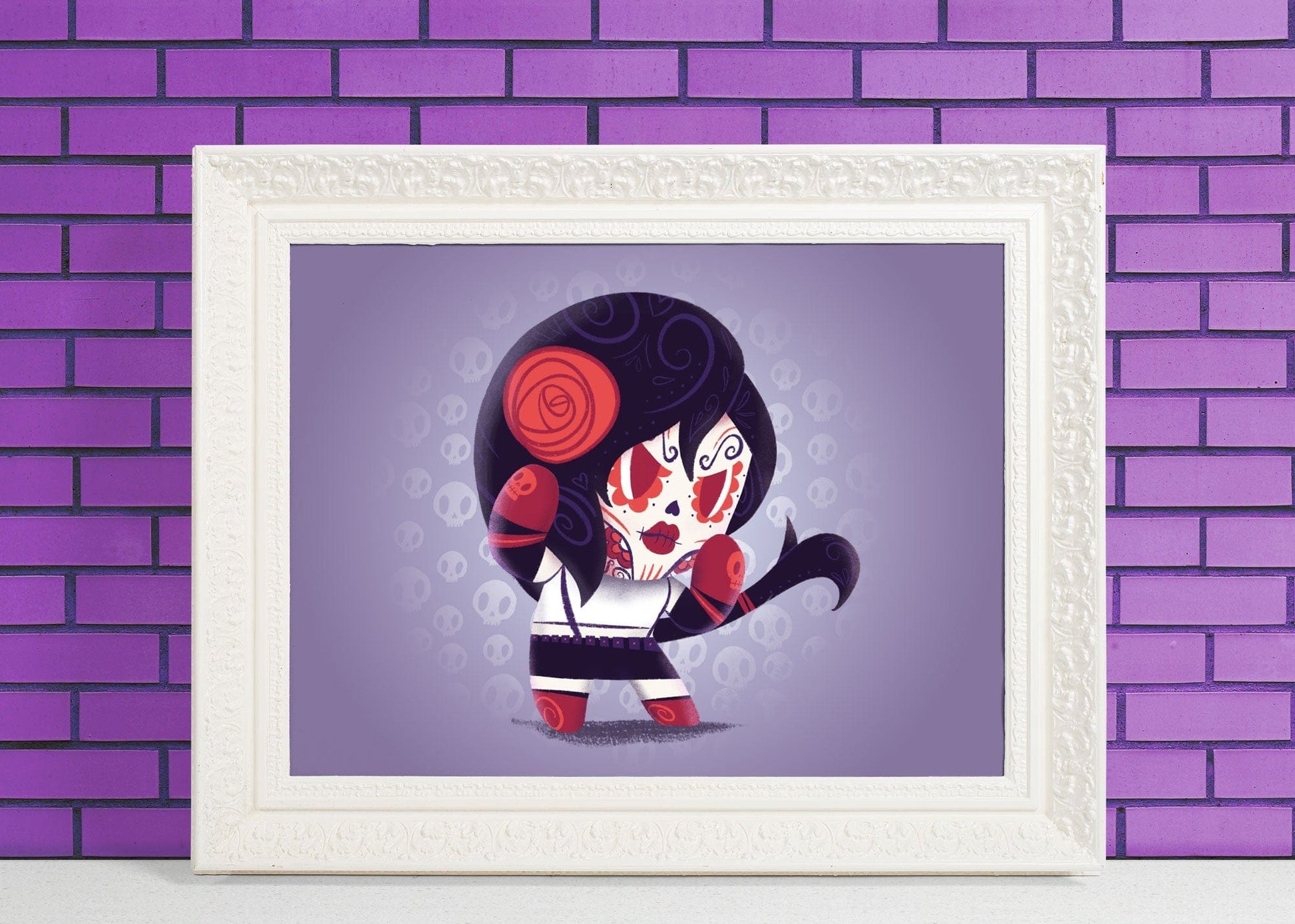 tifa lockhart final fantasy vii sugar skull illustration gift